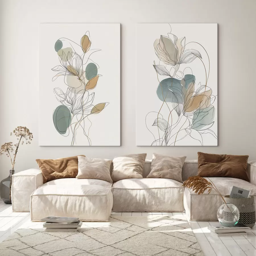 Obraz Lekki, kwitnący ogród m30798