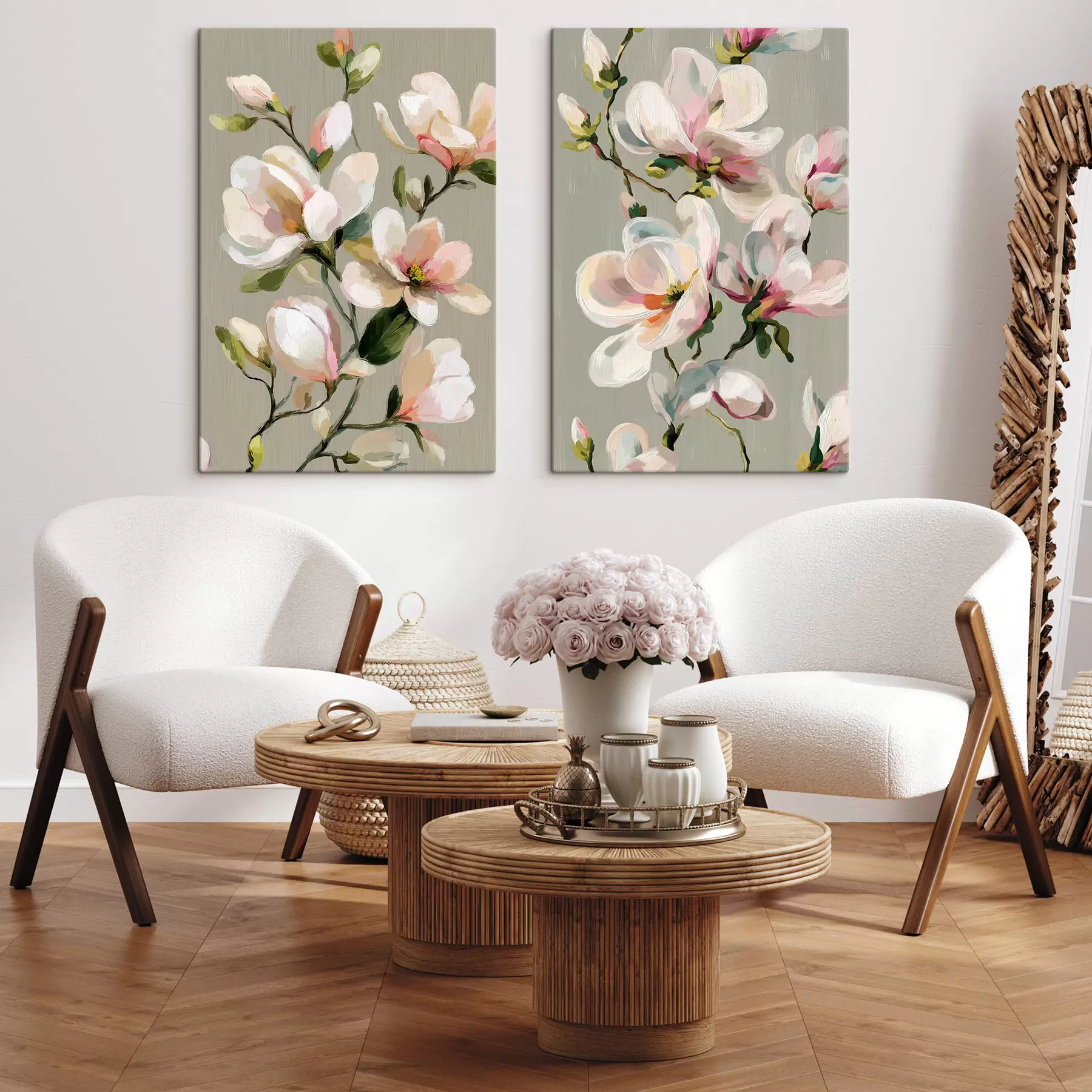 Obraz Kwitnąca magnolia m30800