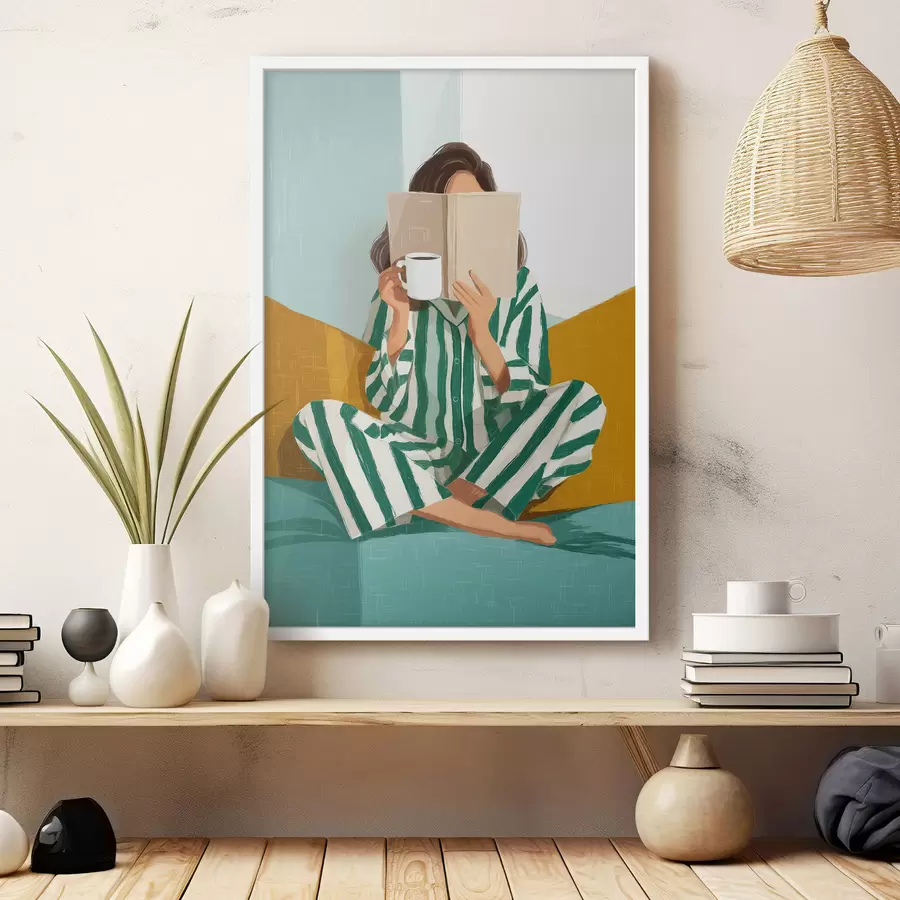 Fototapeta Przytulna lektura f50091