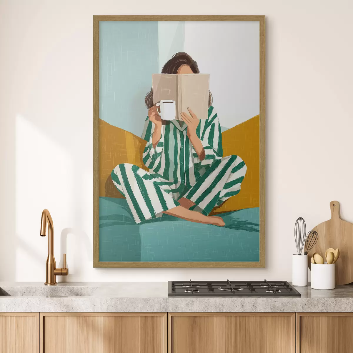 Plakat Przytulna lektura f50091