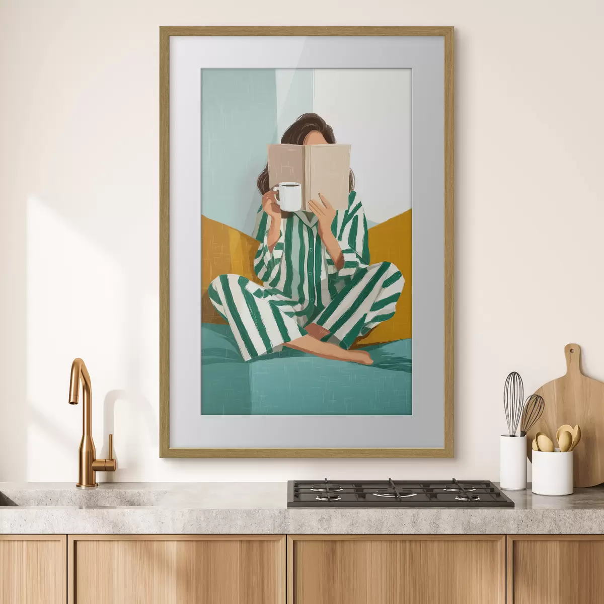 Plakat Przytulna lektura f50091