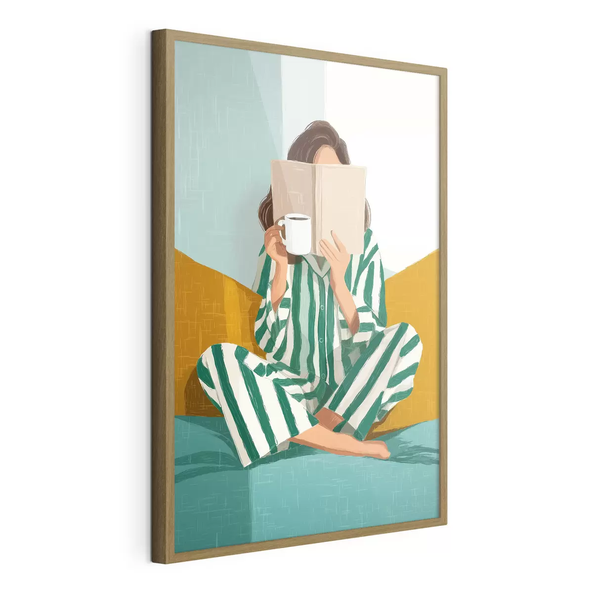 Plakat Przytulna lektura f50091
