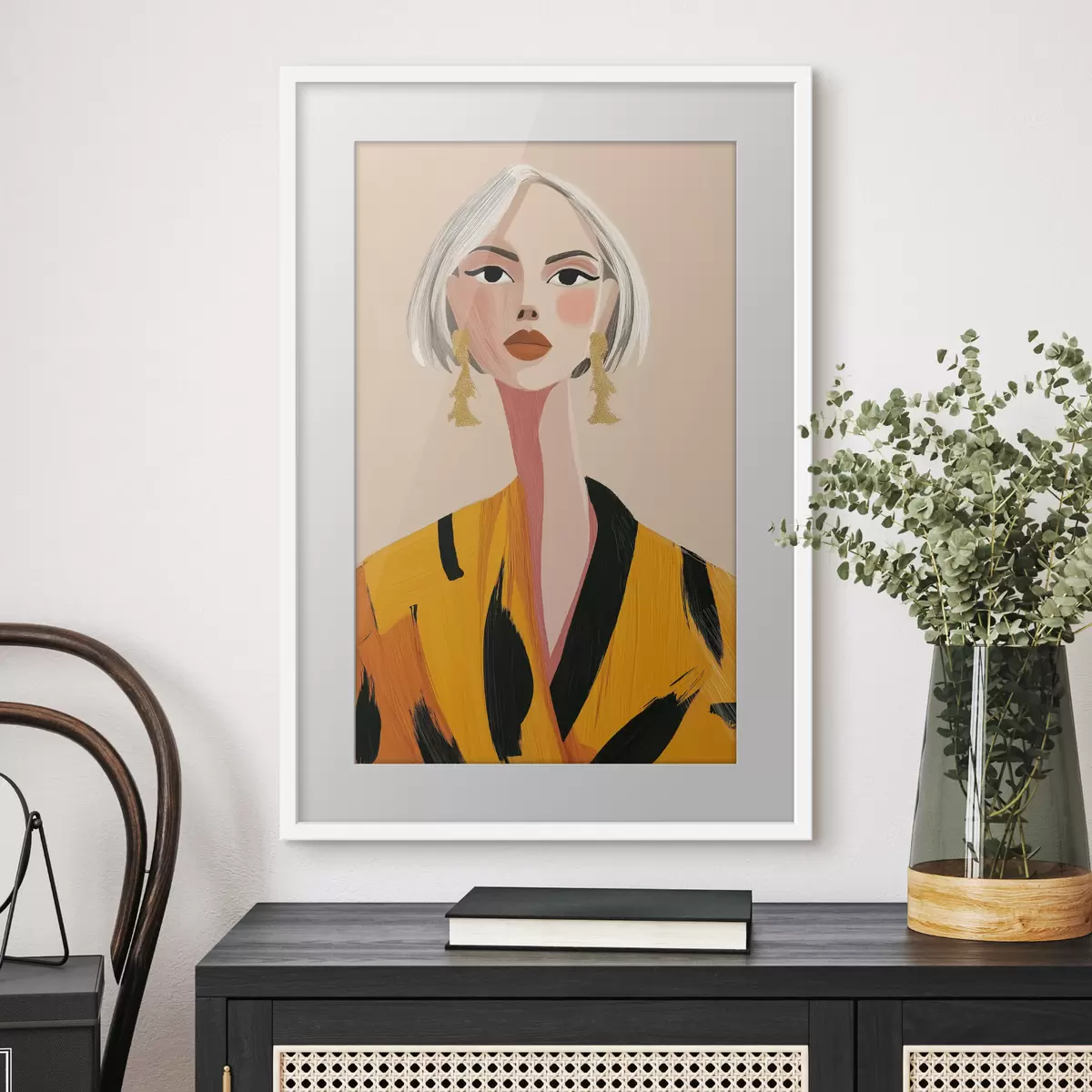 Plakat Nowoczesny portret f50096