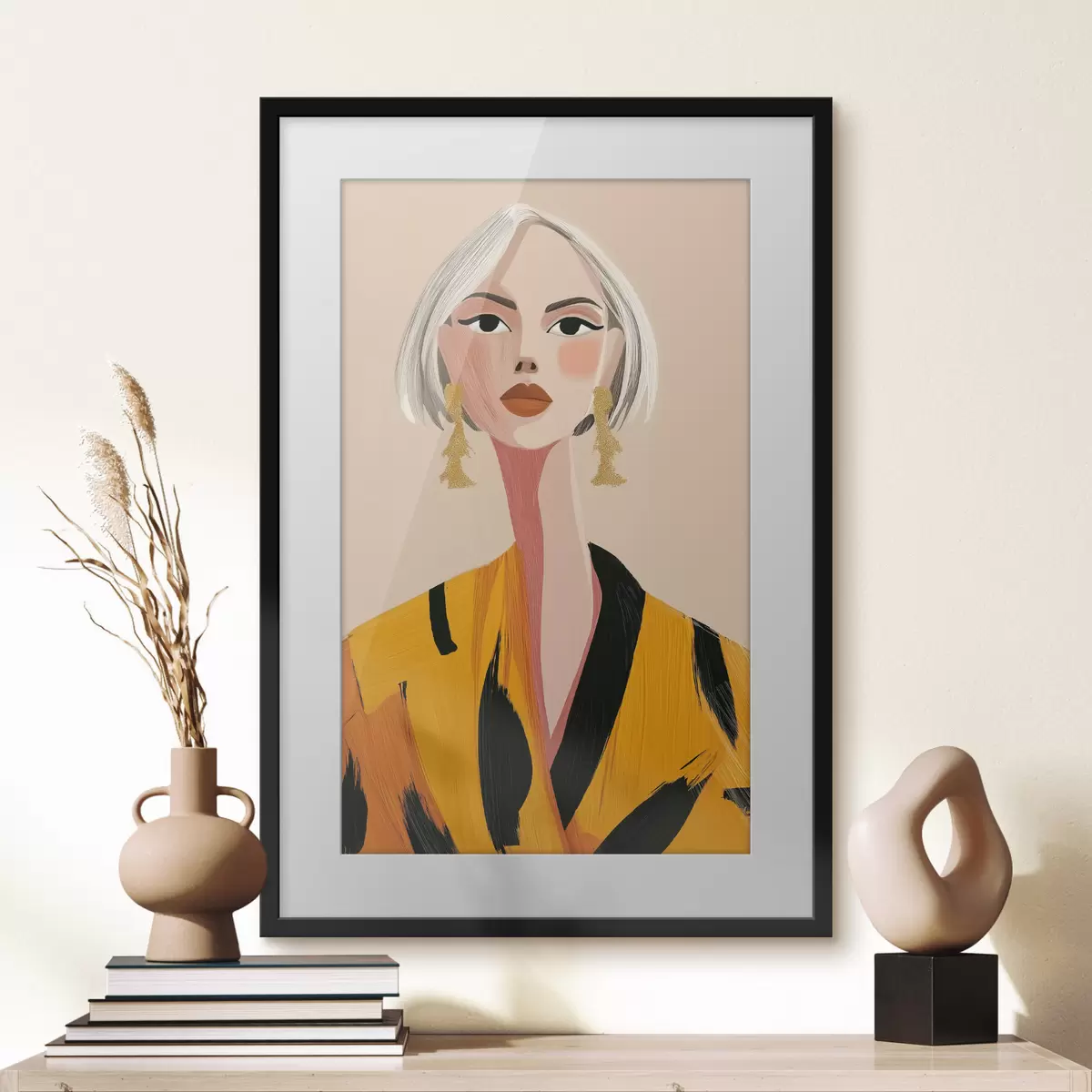 Plakat Nowoczesny portret f50096