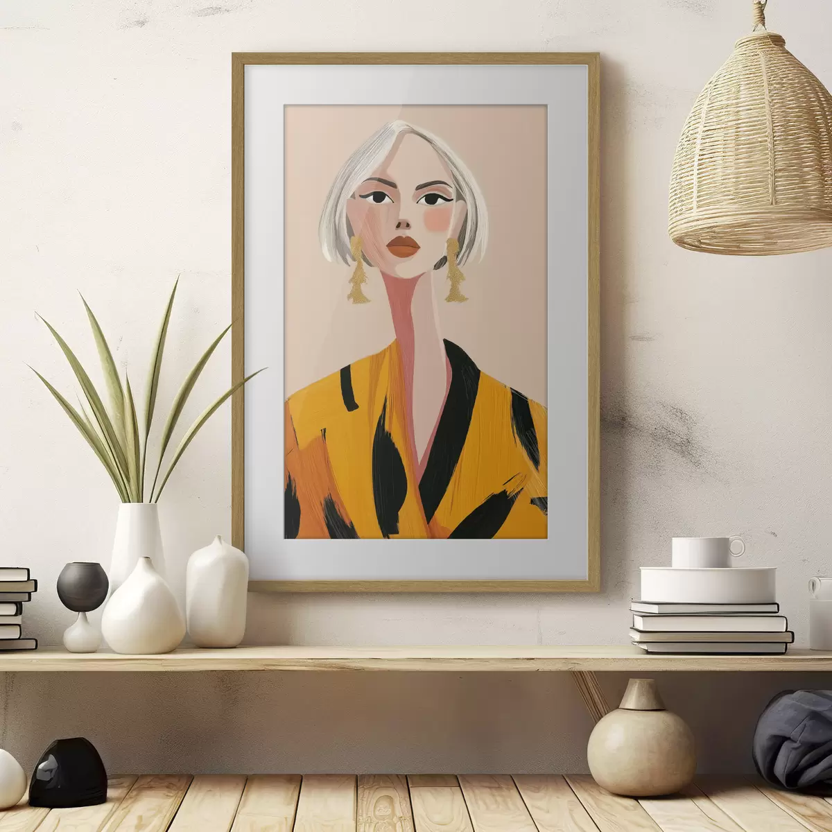 Plakat Nowoczesny portret f50096