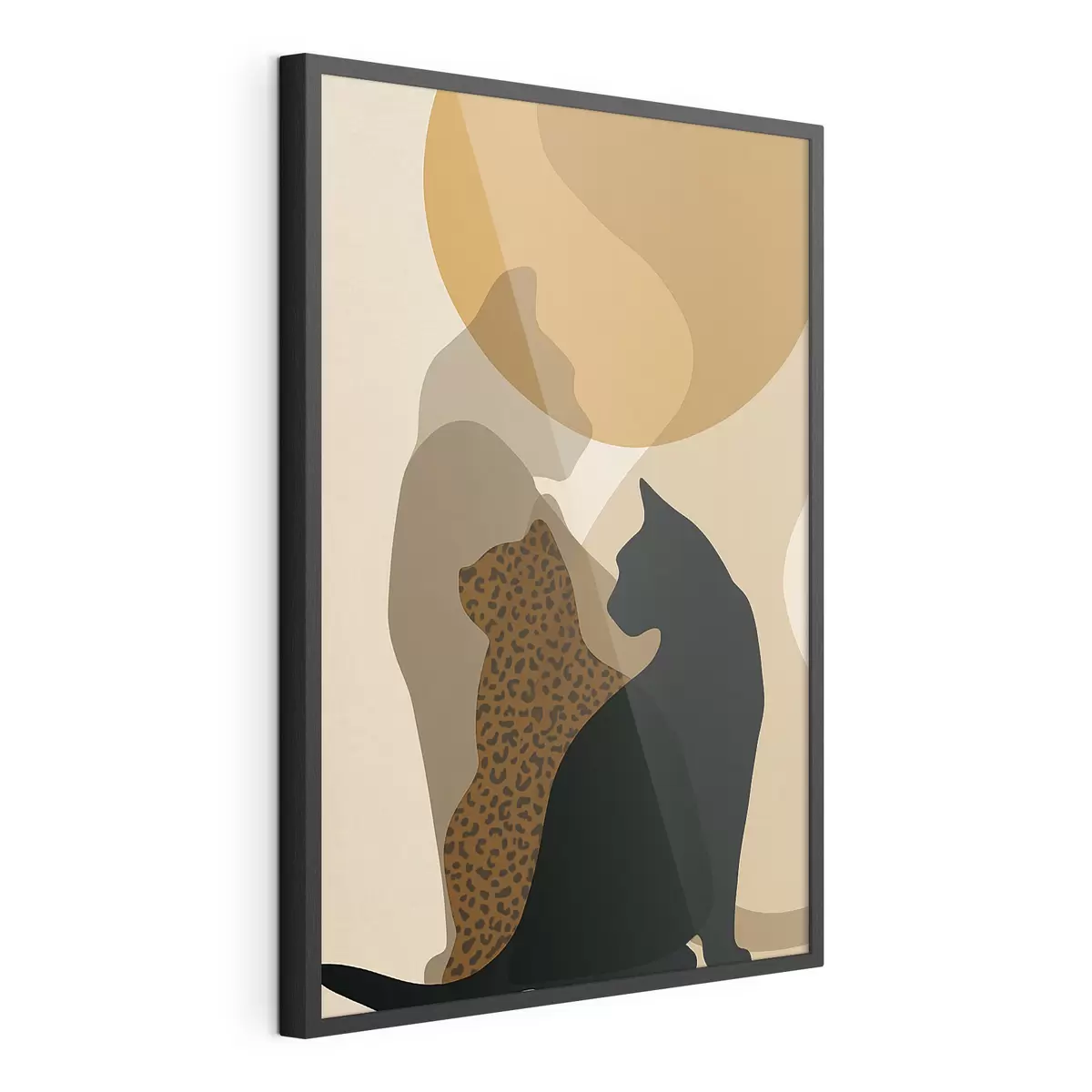 Plakat Cienie kotów f50103