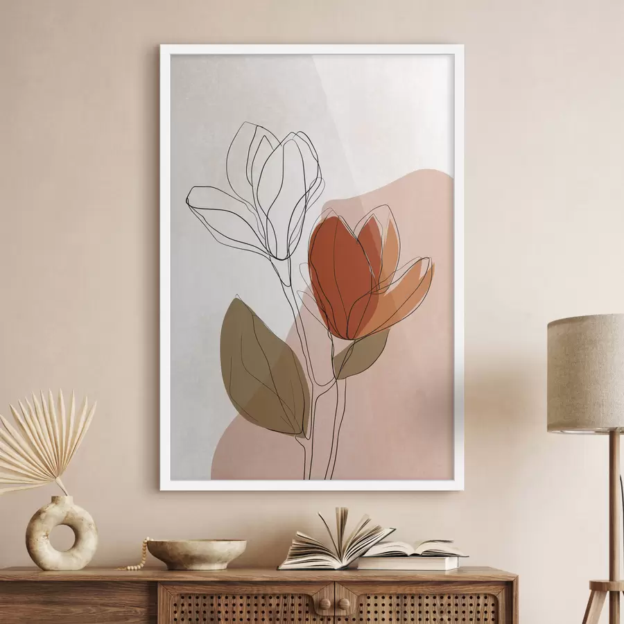 Fototapeta Etiuda botaniczna f50110