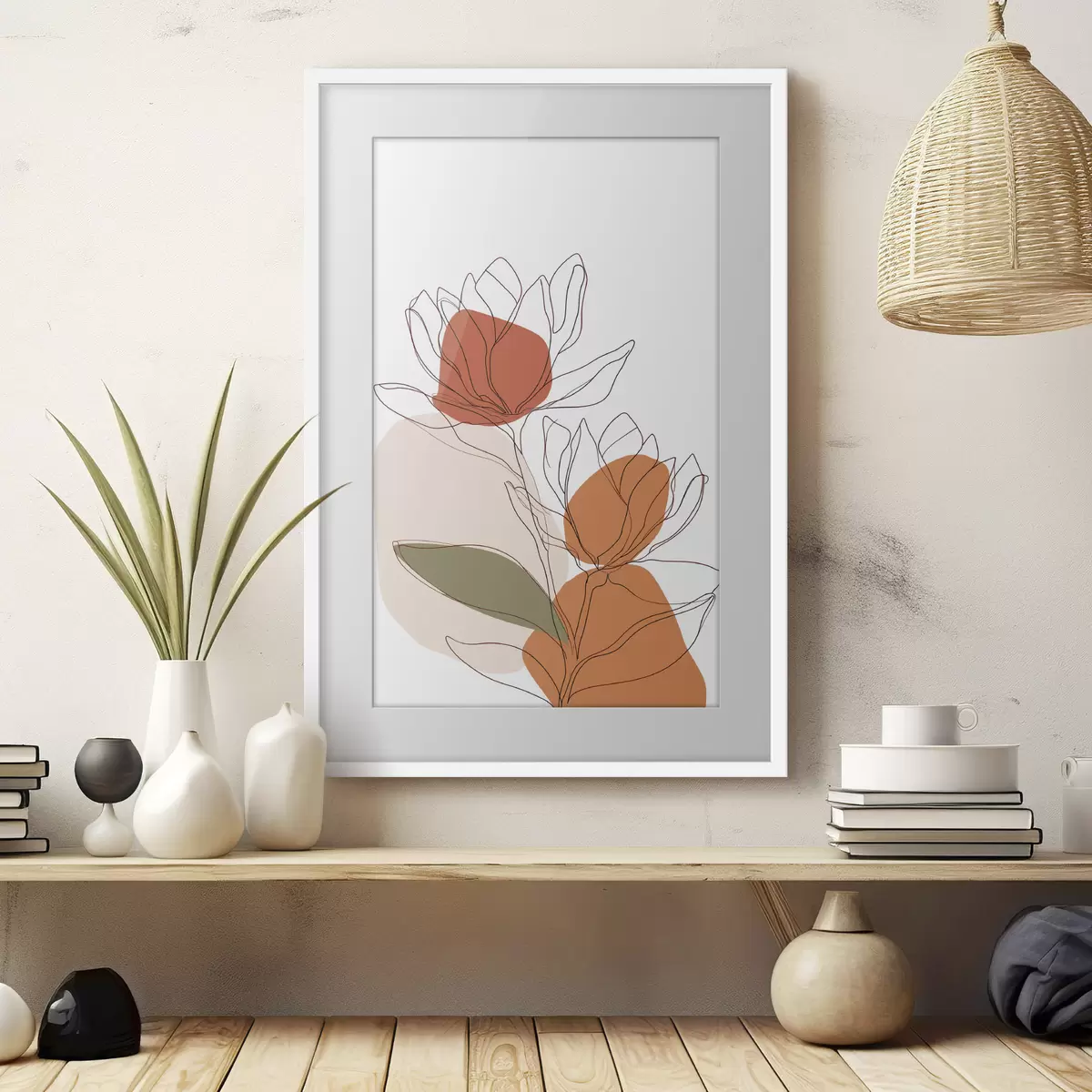 Plakat Mozaika botaniczna f50112