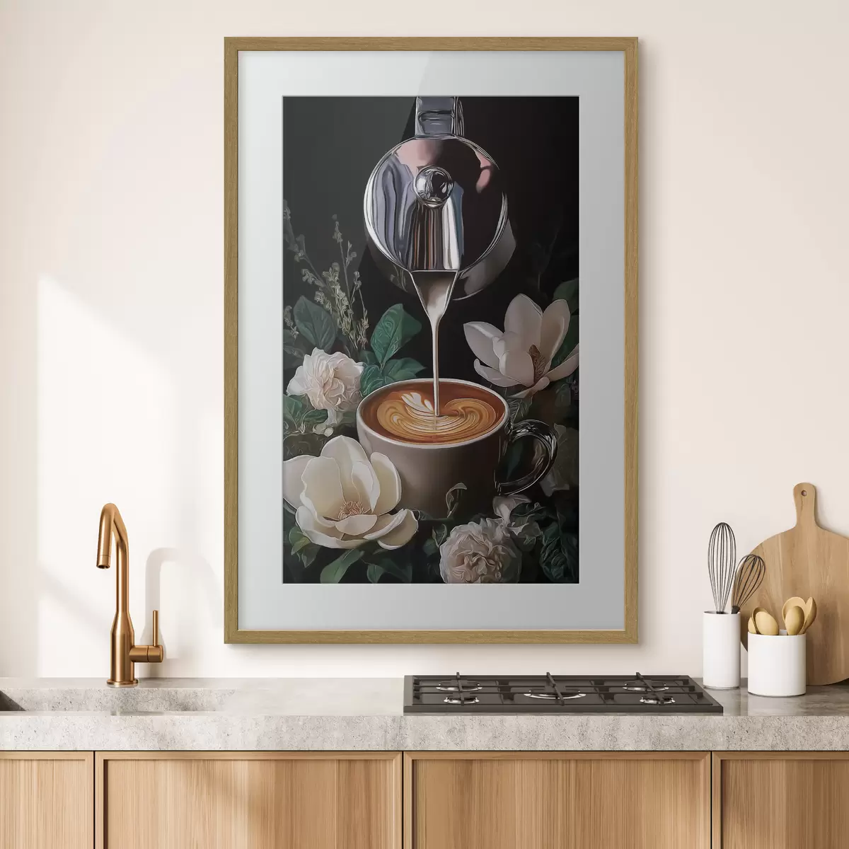 Plakat Martwa natura z kawą f50123