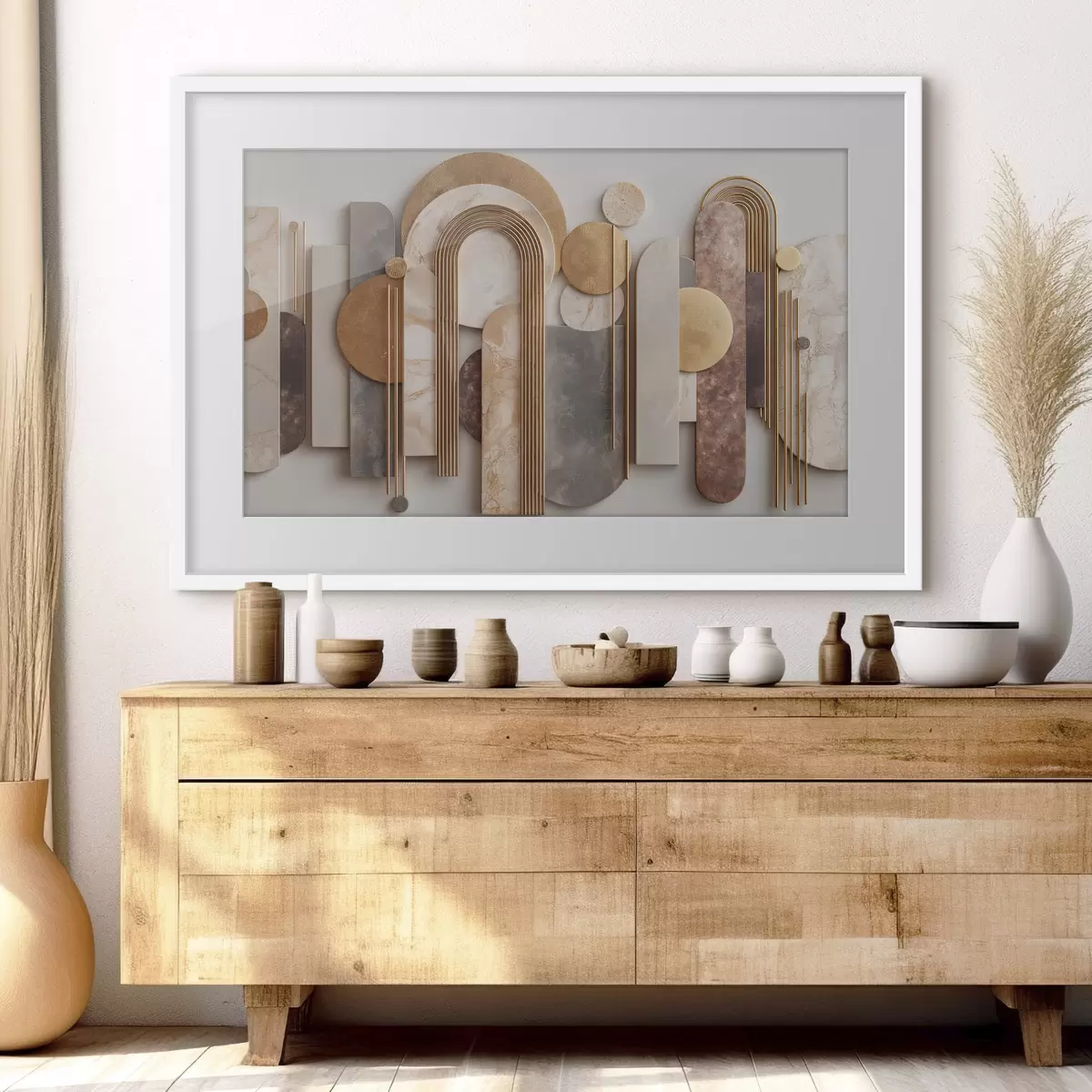 Plakat Kompozycja architektoniczna f50125