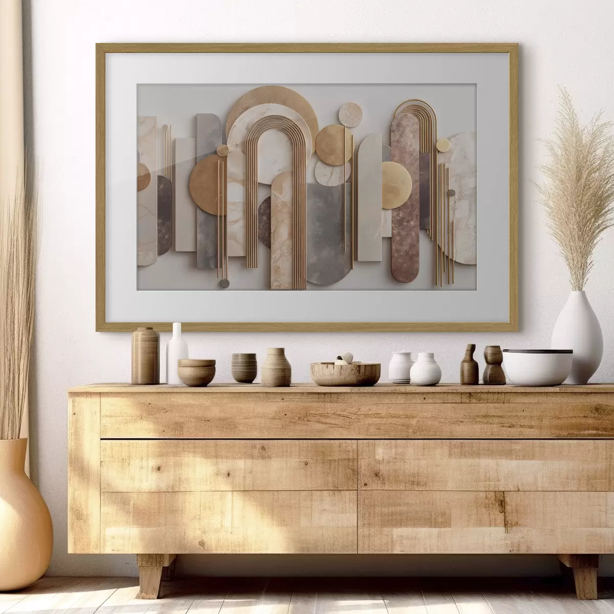 Plakat Kompozycja architektoniczna f50125