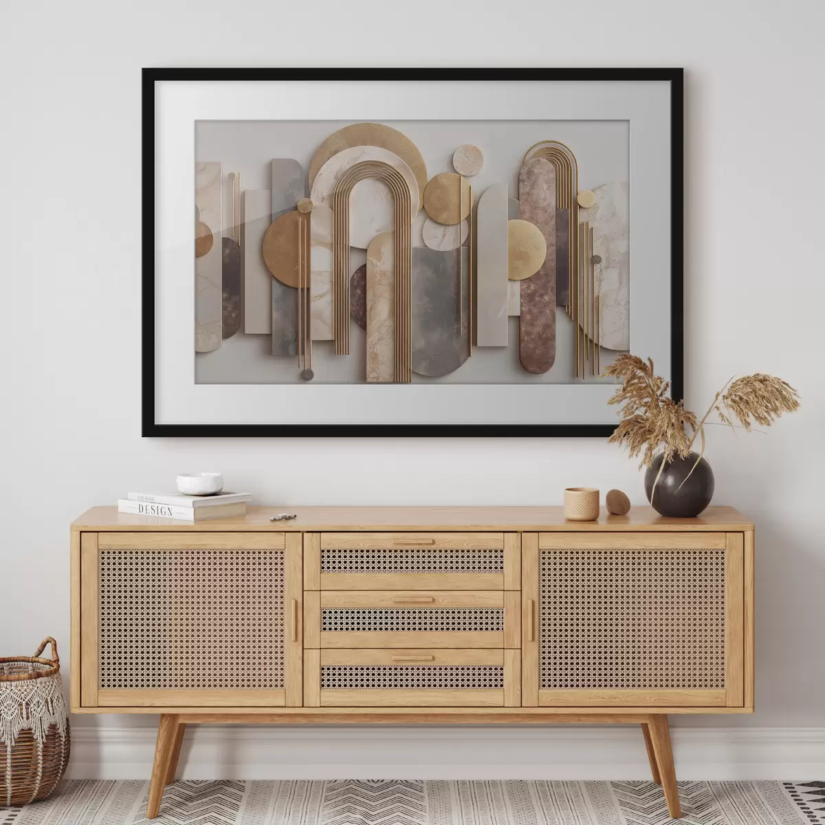 Plakat Kompozycja architektoniczna f50125