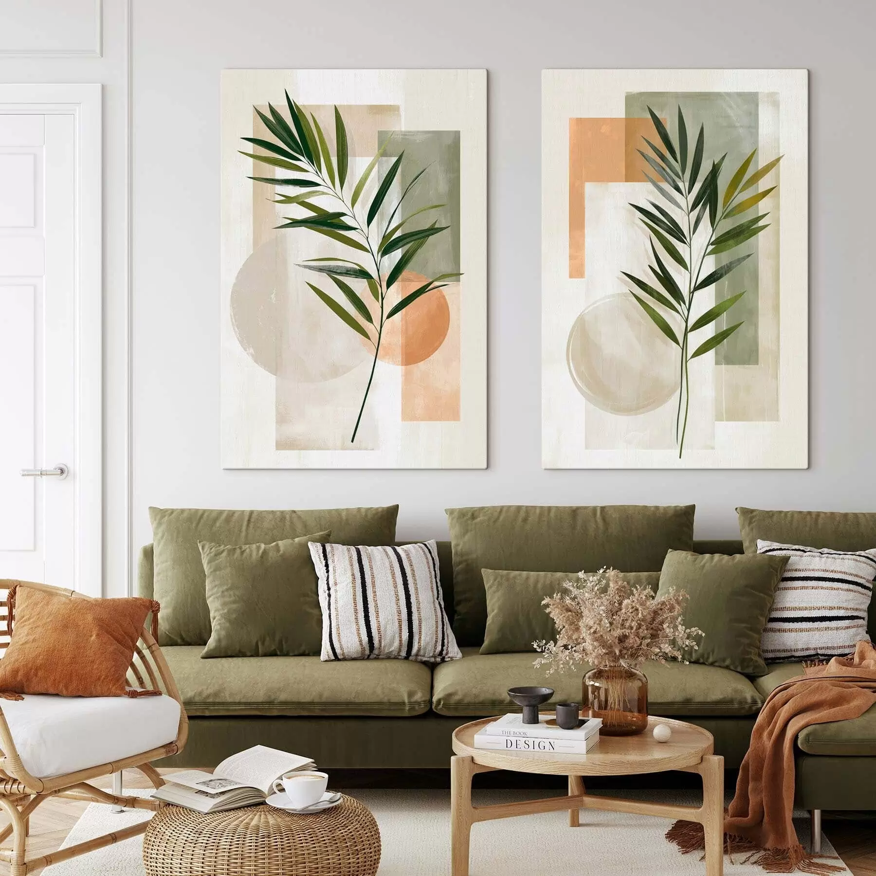 Obraz Botaniczna abstrakcja geometryczna m30715