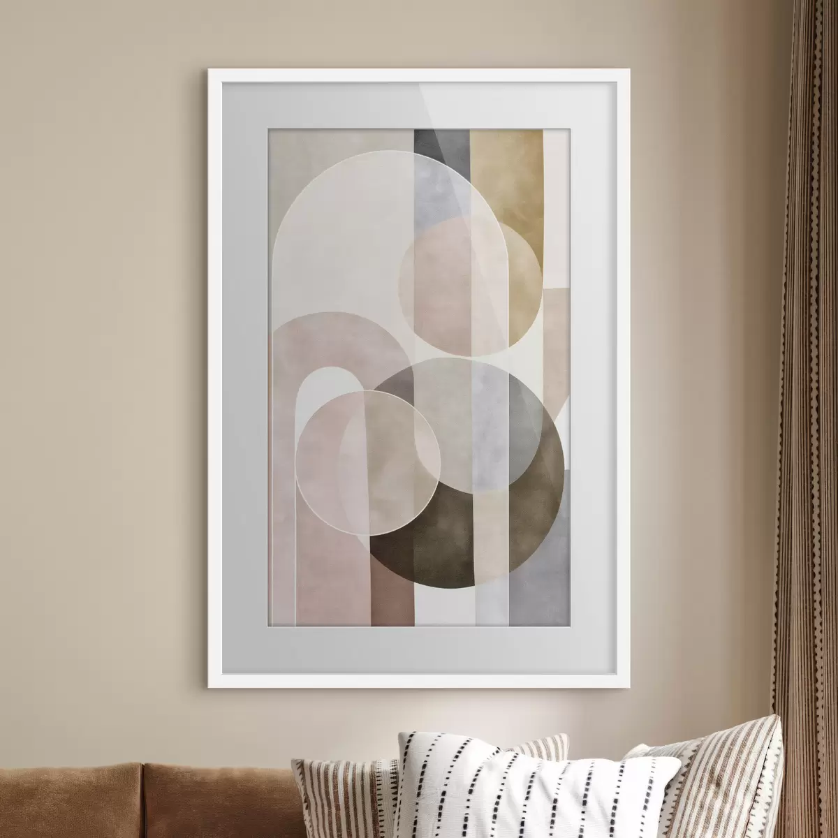 Plakat Kręgi i kontrast f50157