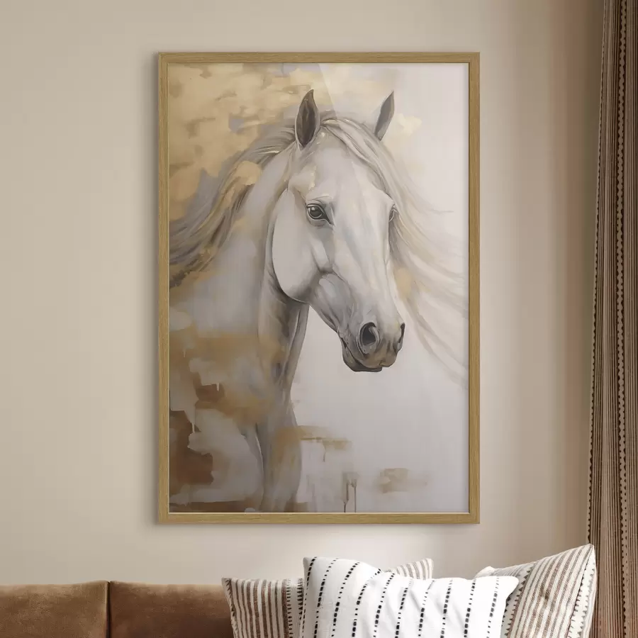 Fototapeta Koń, imitacja obrazu f50186