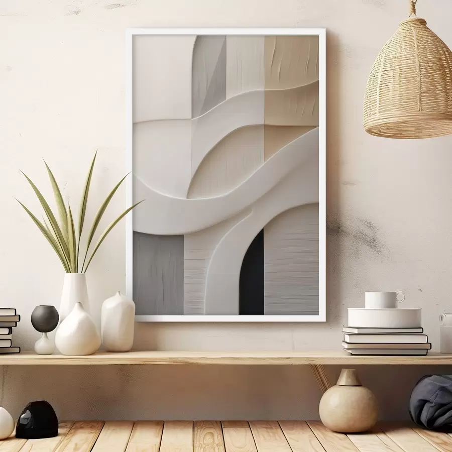 Fototapeta Kompozycja abstrakcyjna, ilustracja płaska f50190