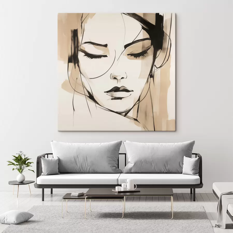 Fototapeta Abstrakcyjny portret dziewczyny s50244