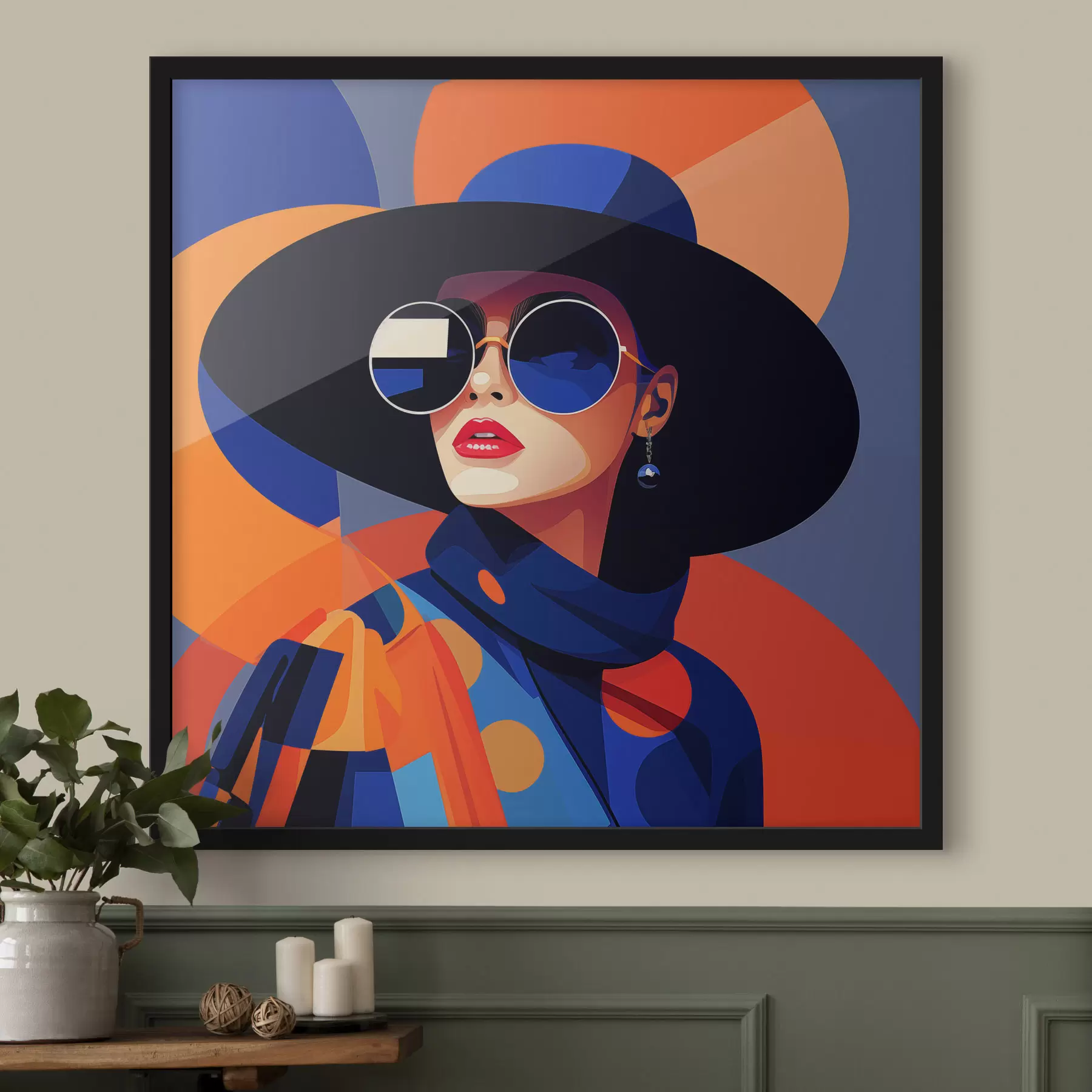 Fototapeta Portret geometryczny f50232