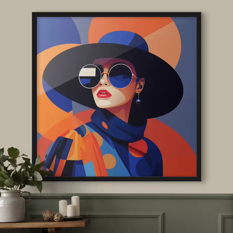 Fototapeta Portret geometryczny f50232