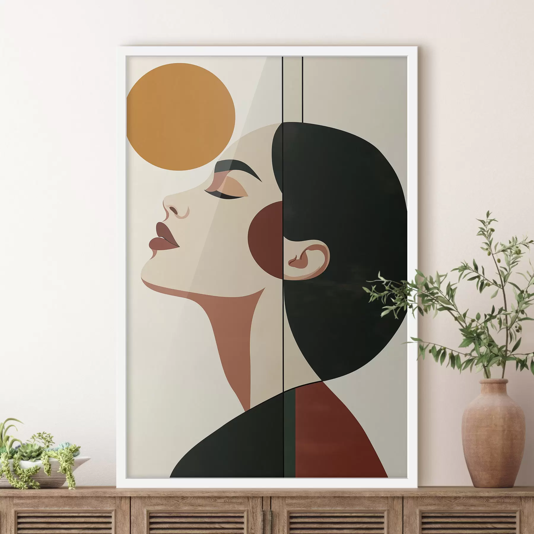 Fototapeta Abstrakcyjny portret dziewczyny f50240
