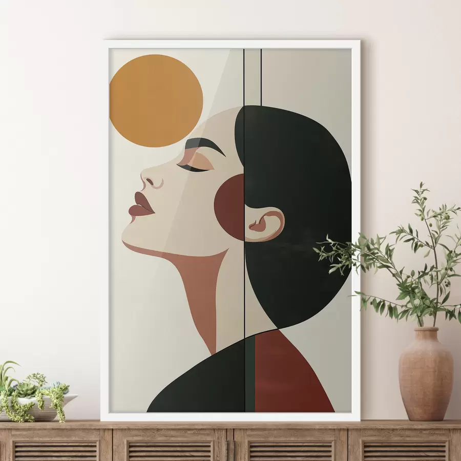 Fototapeta Abstrakcyjny portret dziewczyny f50240