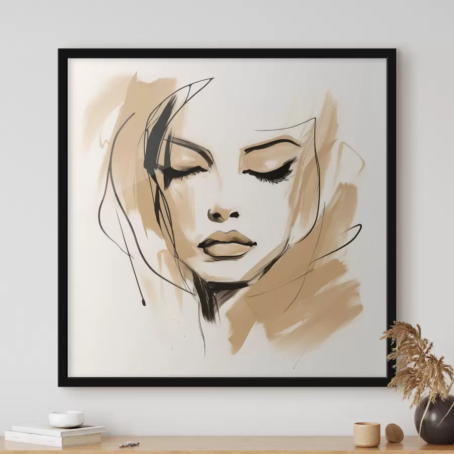 Fototapeta Abstrakcyjny portret dziewczyny f50242