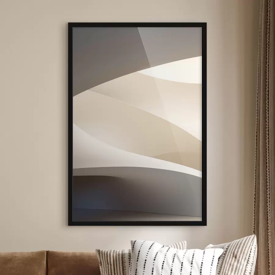 Fototapeta Beżowe fale f50280