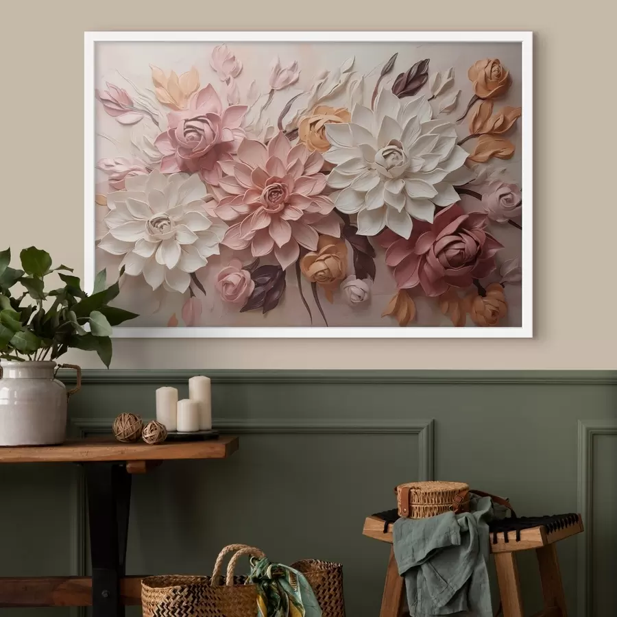 Fototapeta Świąteczny bukiet w pastelowych odcieniach f50289