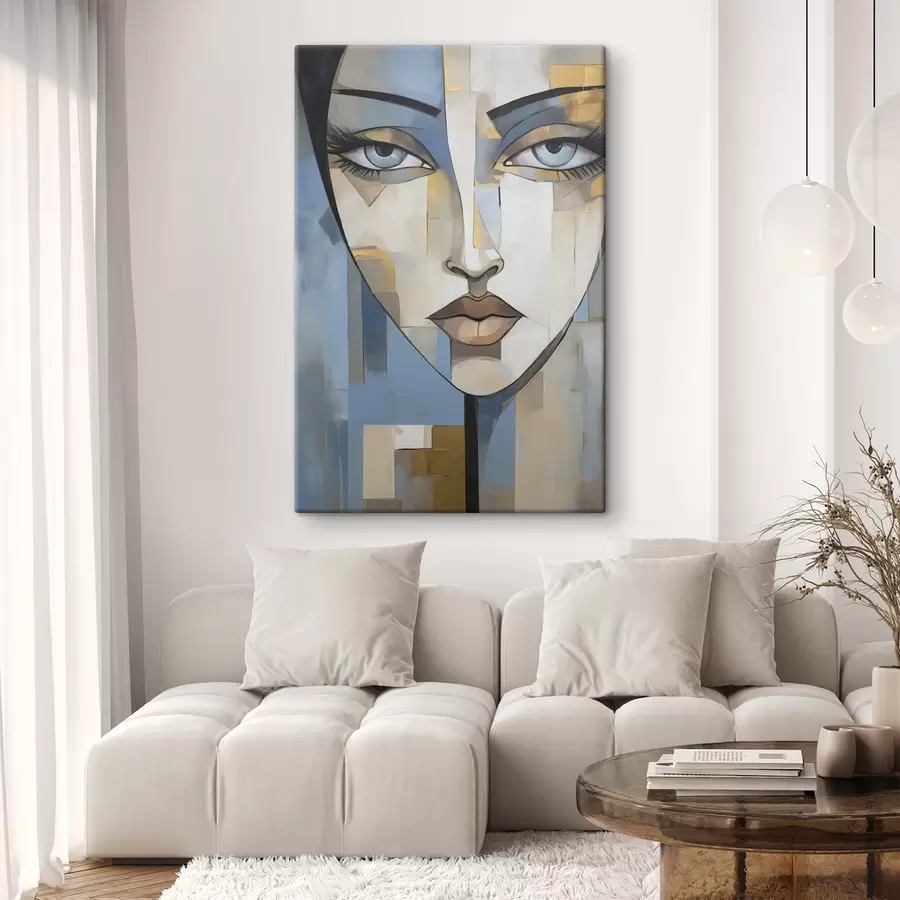 Obraz Portret abstrakcyjny, imitacja obrazu s50265