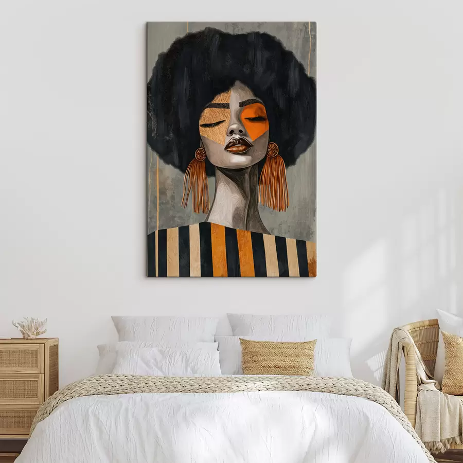Obraz Dziewczyna z afro s50336