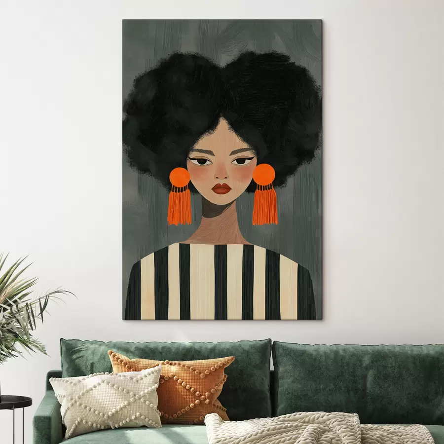 Obraz Dziewczyna z afro s50337
