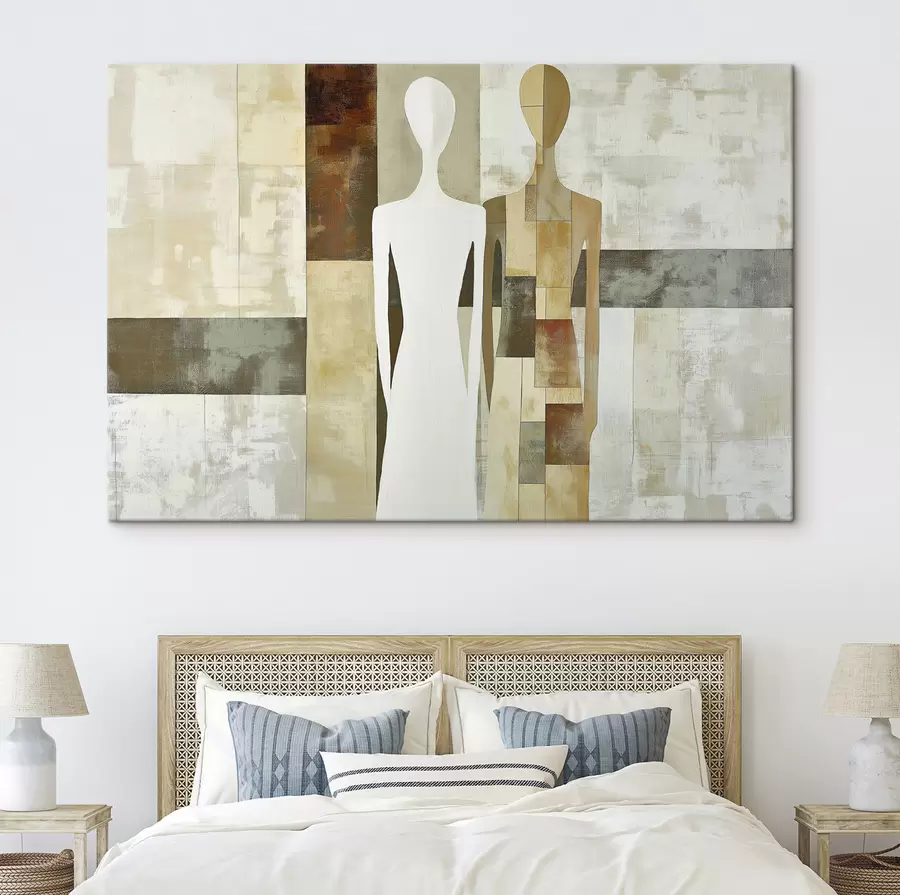 Obraz Abstrakcyjne sylwetki s50346