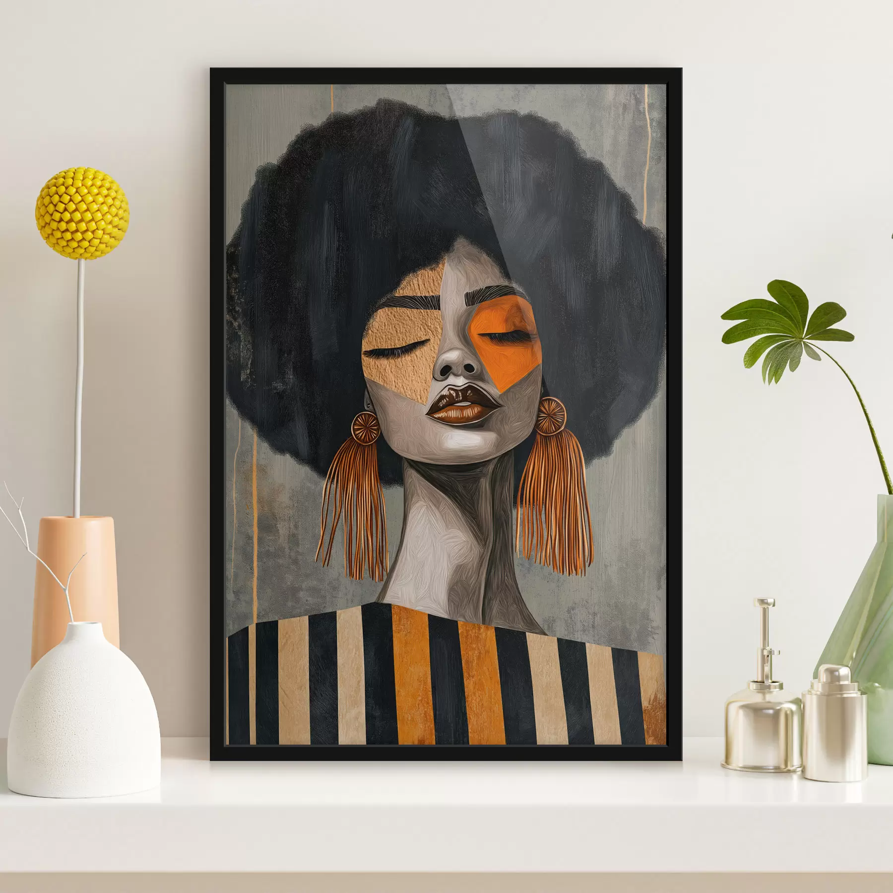 Fototapeta Dziewczyna z afro f50336