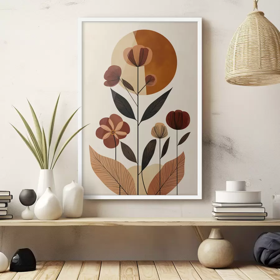 Fototapeta Abstrakcyjne kwiaty f50342