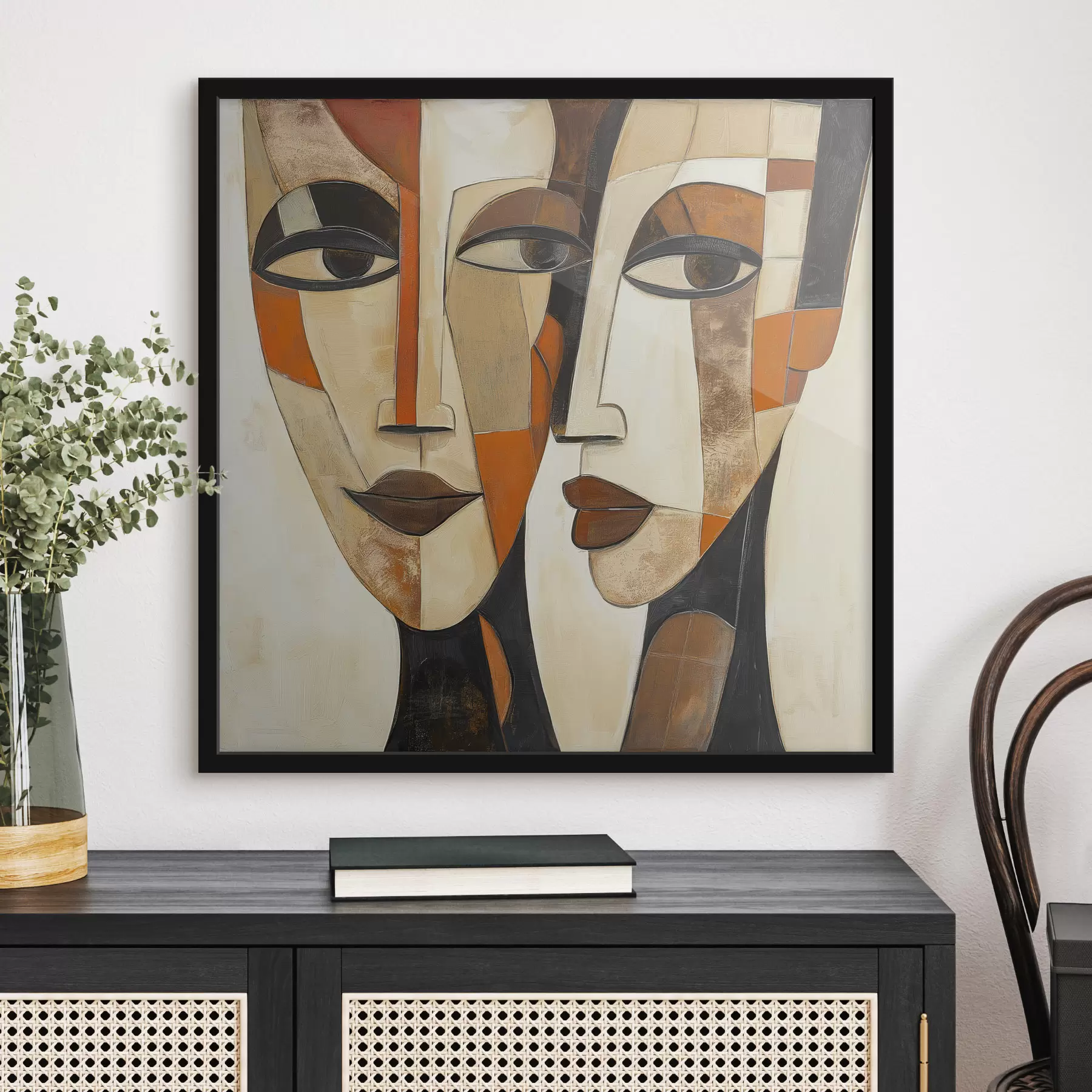 Fototapeta Twarze geometryczne f50351