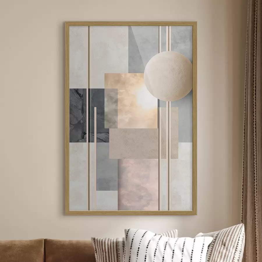 Fototapeta Abstrakcyjna kompozycja geometryczna f50159