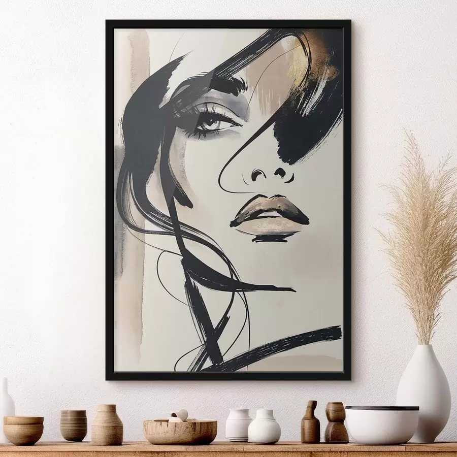 Fototapeta Abstrakcyjny portret kobiety f50162