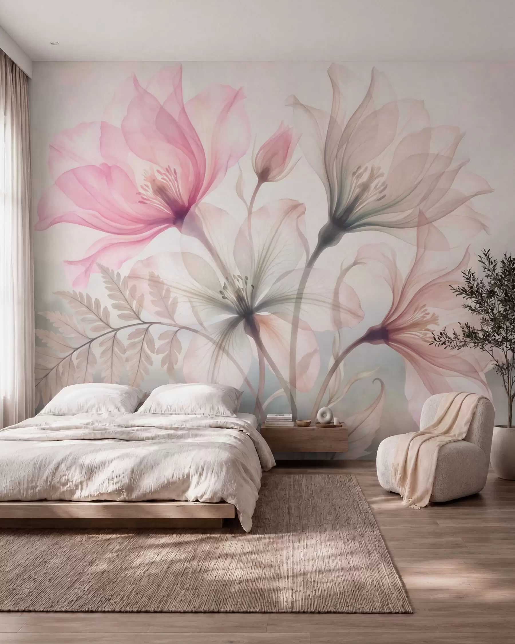 Fototapeta Akwarelowa magnolia w10009