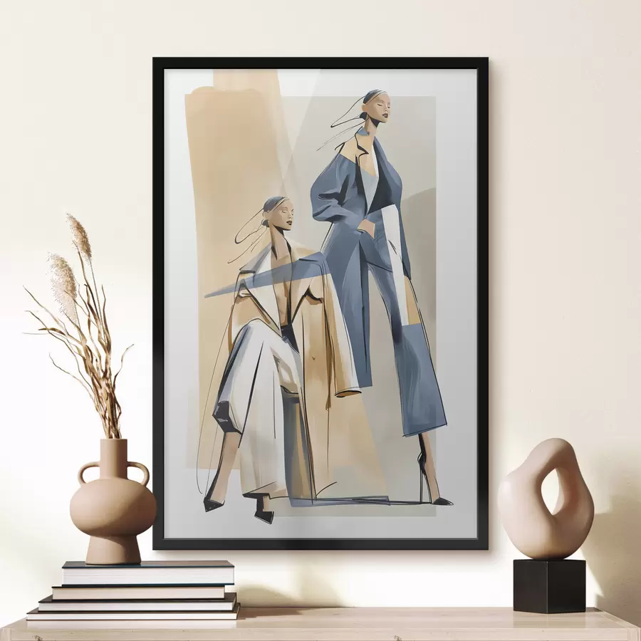 Fototapeta Kobiety śledzące najnowsze trendy w modzie f50366