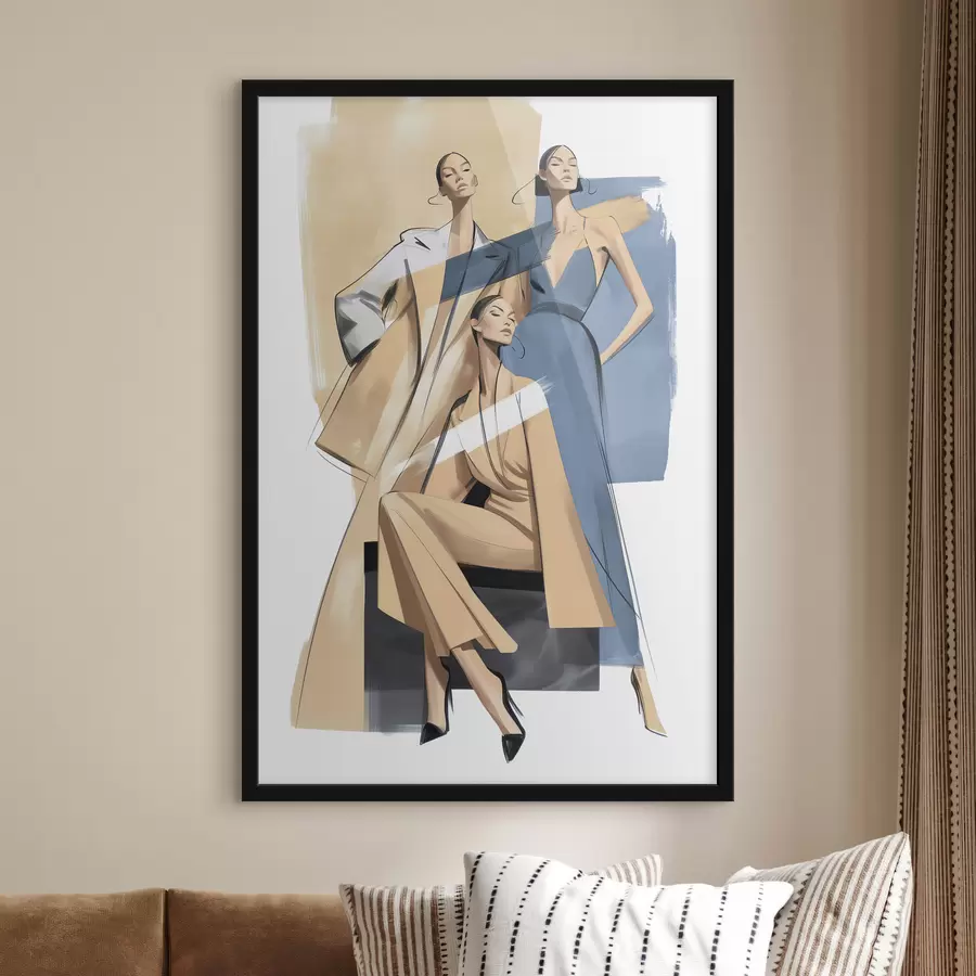 Fototapeta Kobiety śledzące najnowsze trendy w modzie f50367