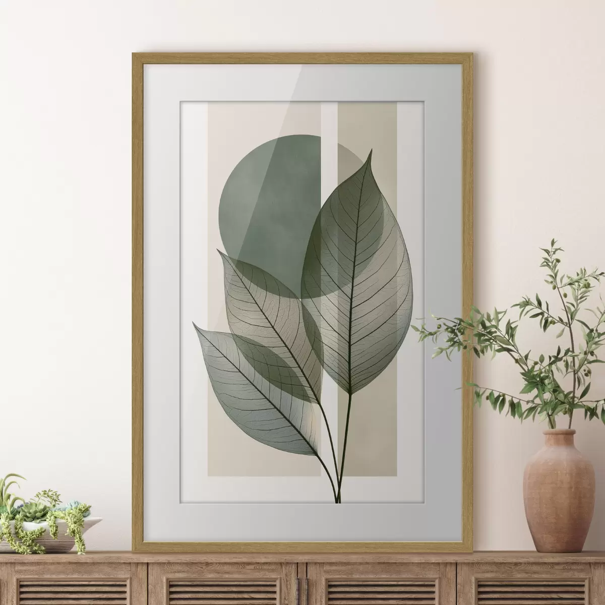 Plakat Delikatne liście f50369