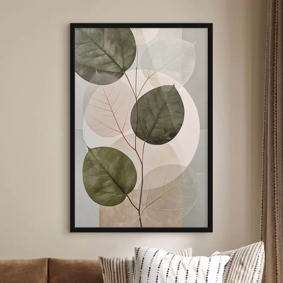 Fototapeta Liście o geometrycznych kształtach f50370