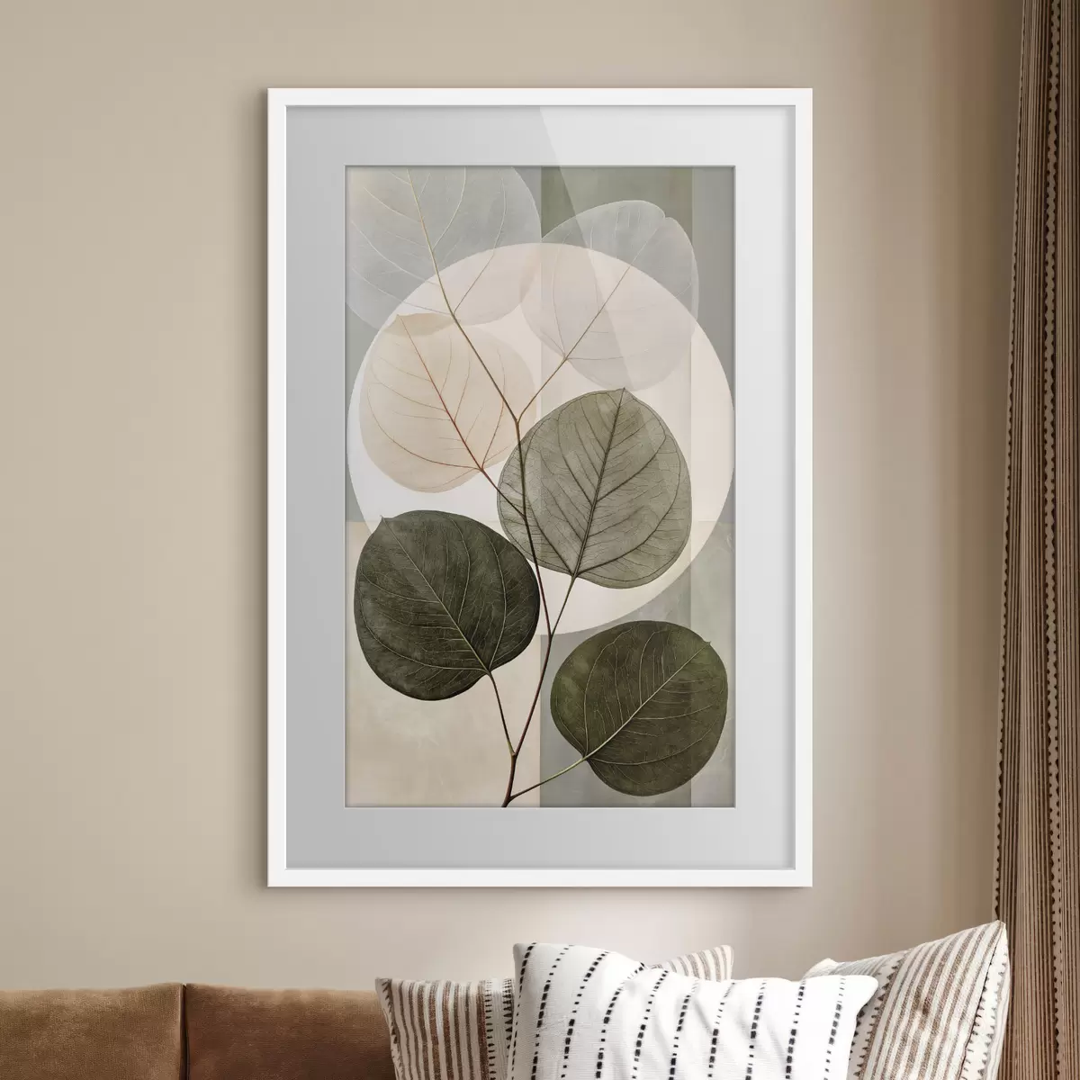 Plakat Liście abstrakcyjne f50457