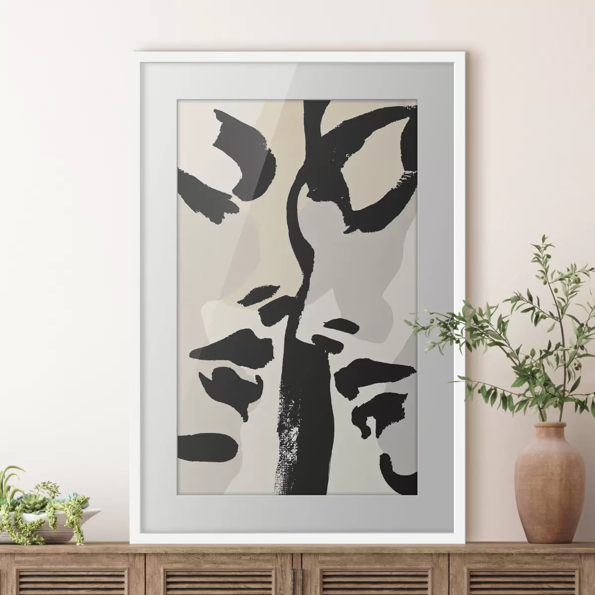 Plakat Abstrakcyjne twarze f50458