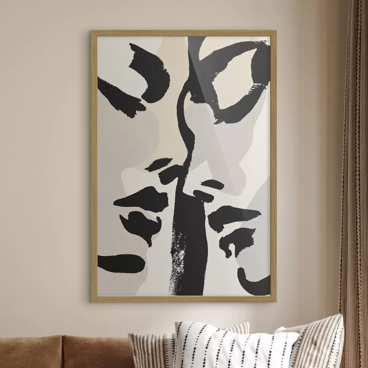Plakat Abstrakcyjne twarze f50458
