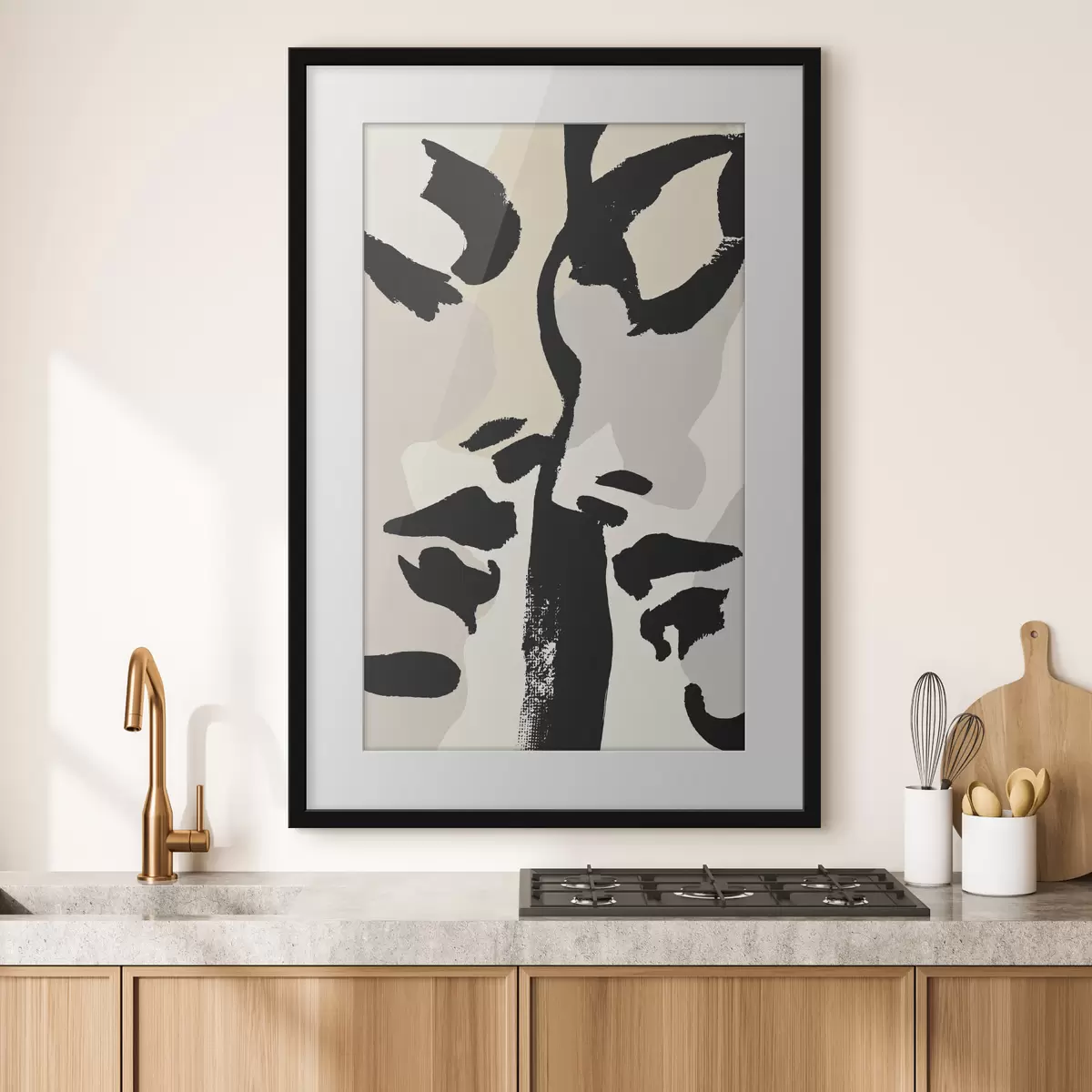 Plakat Abstrakcyjne twarze f50458