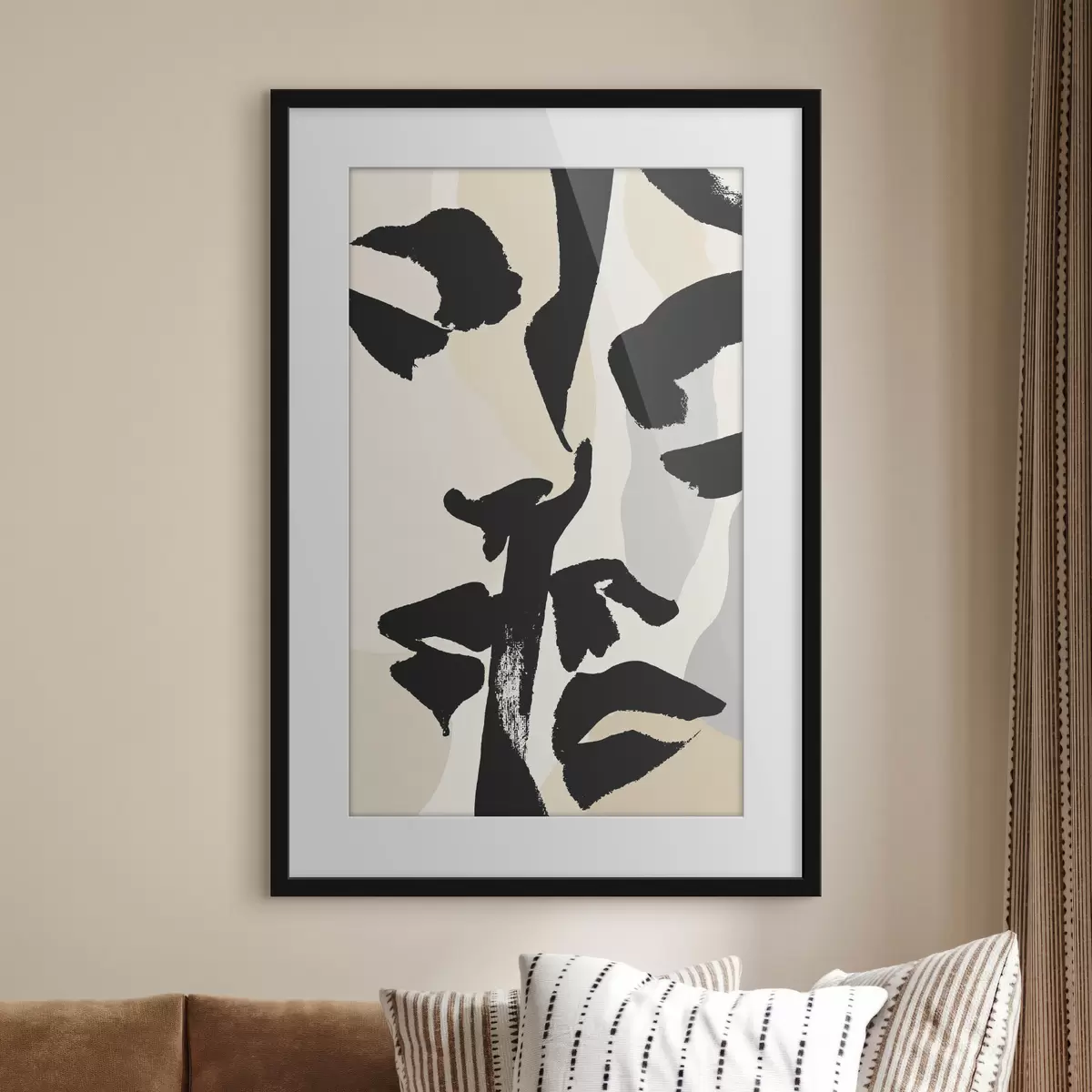 Plakat Abstrakcyjne twarze f50459