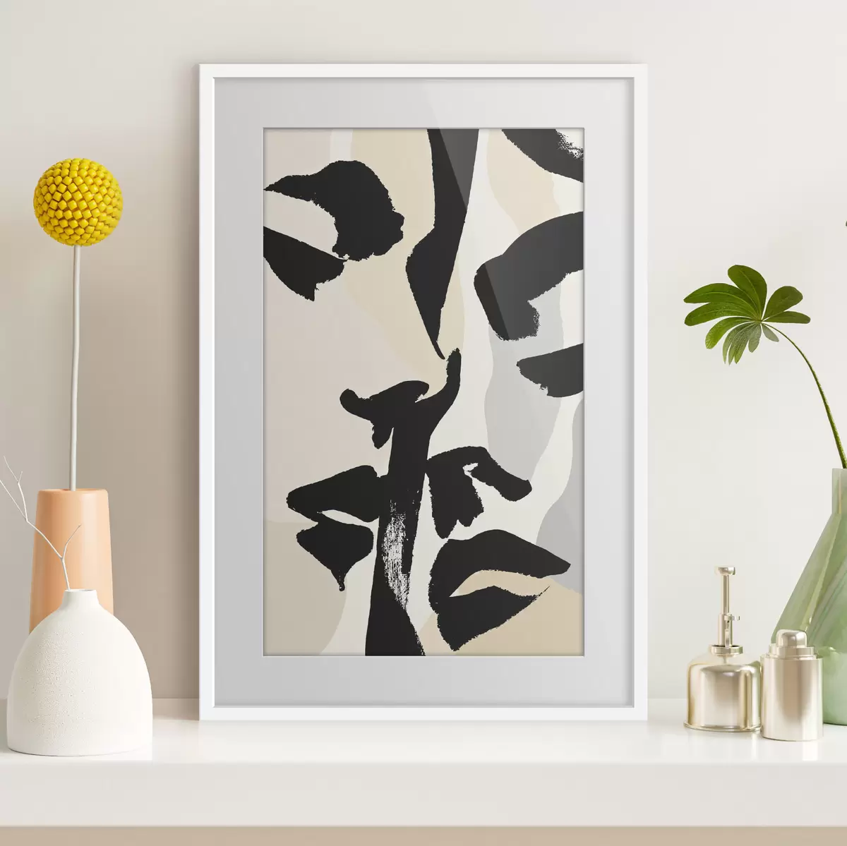 Plakat Abstrakcyjne twarze f50459