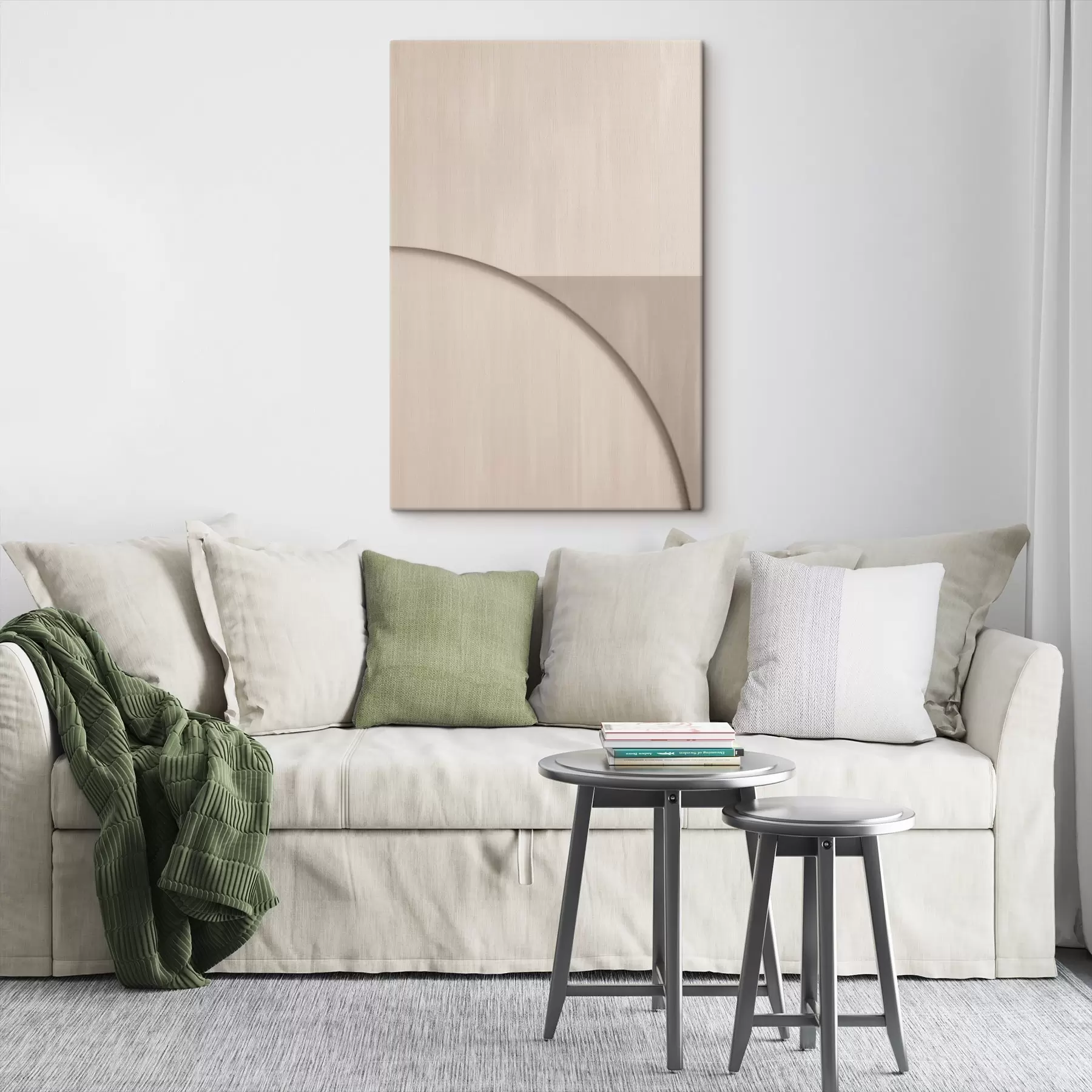 Obraz Minimalistyczna kompozycja w odcieniach beżu s50398