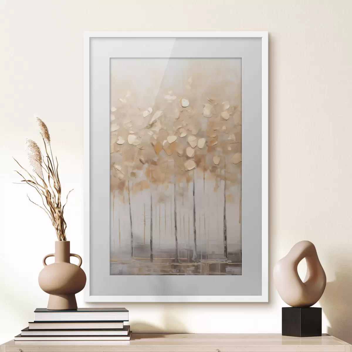 Plakat Gaj jasnej brzozy f50388